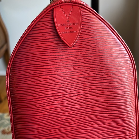 LV SPEEDY 25 RED EPI  UNBRANDED STRAP INCLUDED - Picture 5 of 17